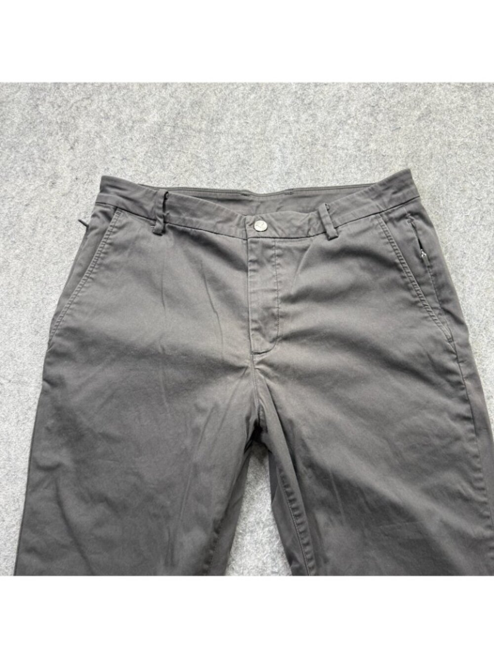 Birddogs Pants Men 32x30 Gray Boomstick Lined Stretch Performance Chino Golf - Picture 3 of 16